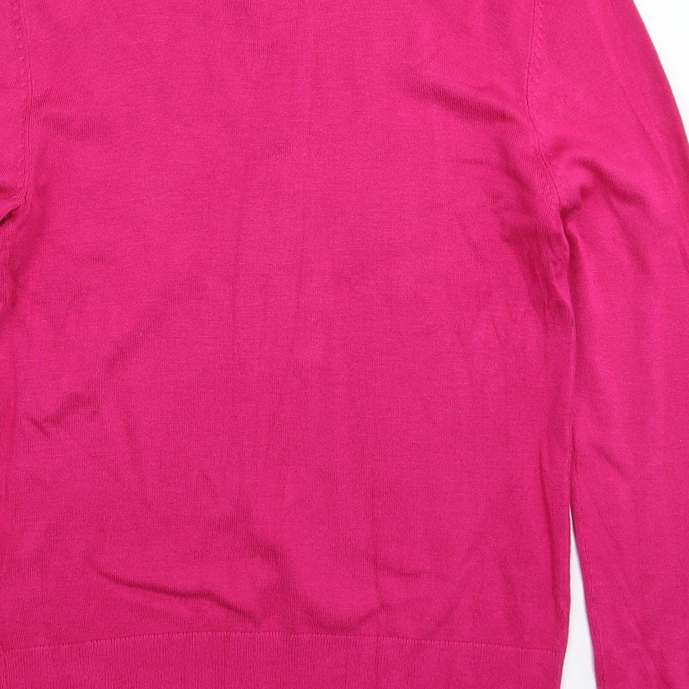 Debenhams Womens Pink  Knit Pullover Jumper Size 12