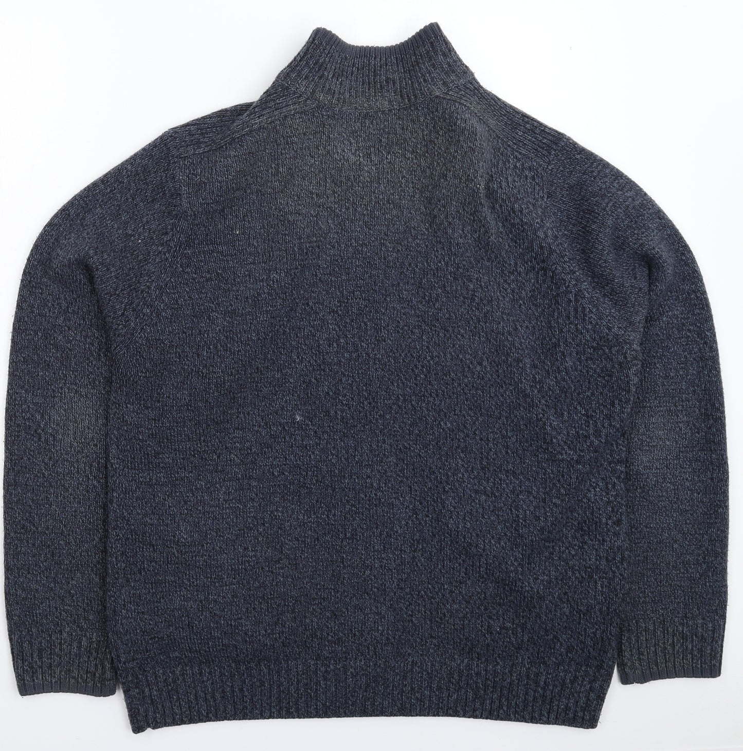 Marks and Spencer Mens Blue  Knit Cardigan Jumper Size XL