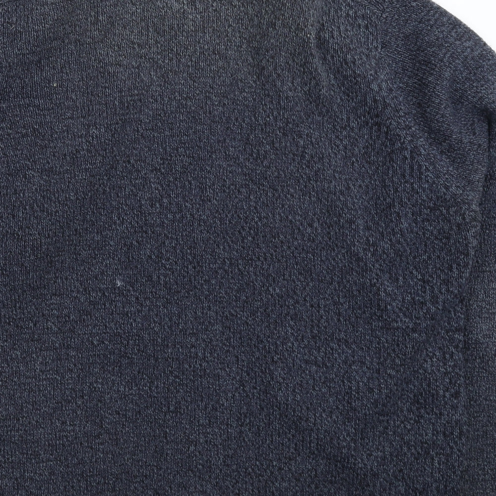 Marks and Spencer Mens Blue  Knit Cardigan Jumper Size XL