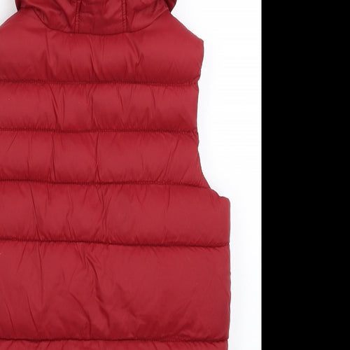 NEXT Boys Red   Gilet Jacket Size 4 Years
