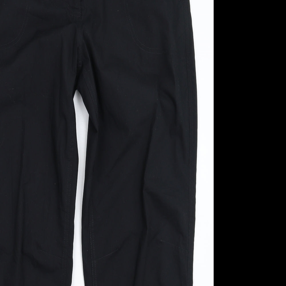 Peter Storm Womens Black   Rain Trousers Trousers Size 16 L31 in