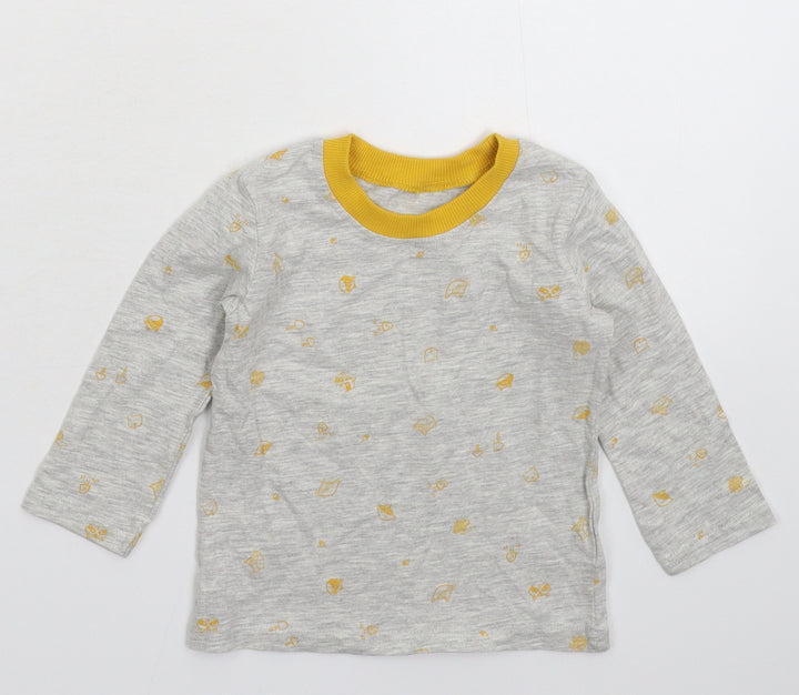 George Baby Grey   Basic T-Shirt Size 9-12 Months