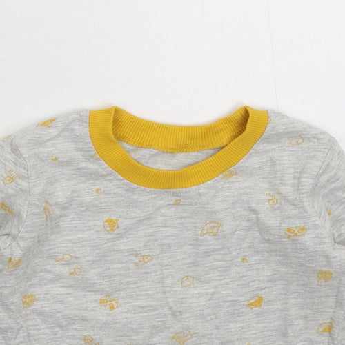 George Baby Grey   Basic T-Shirt Size 9-12 Months