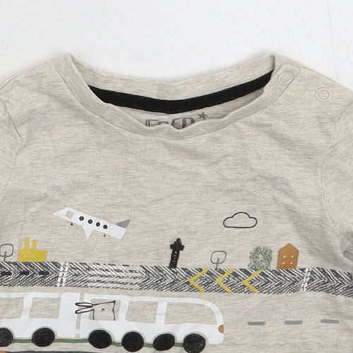 F&F Baby Grey   Basic T-Shirt Size 9-12 Months