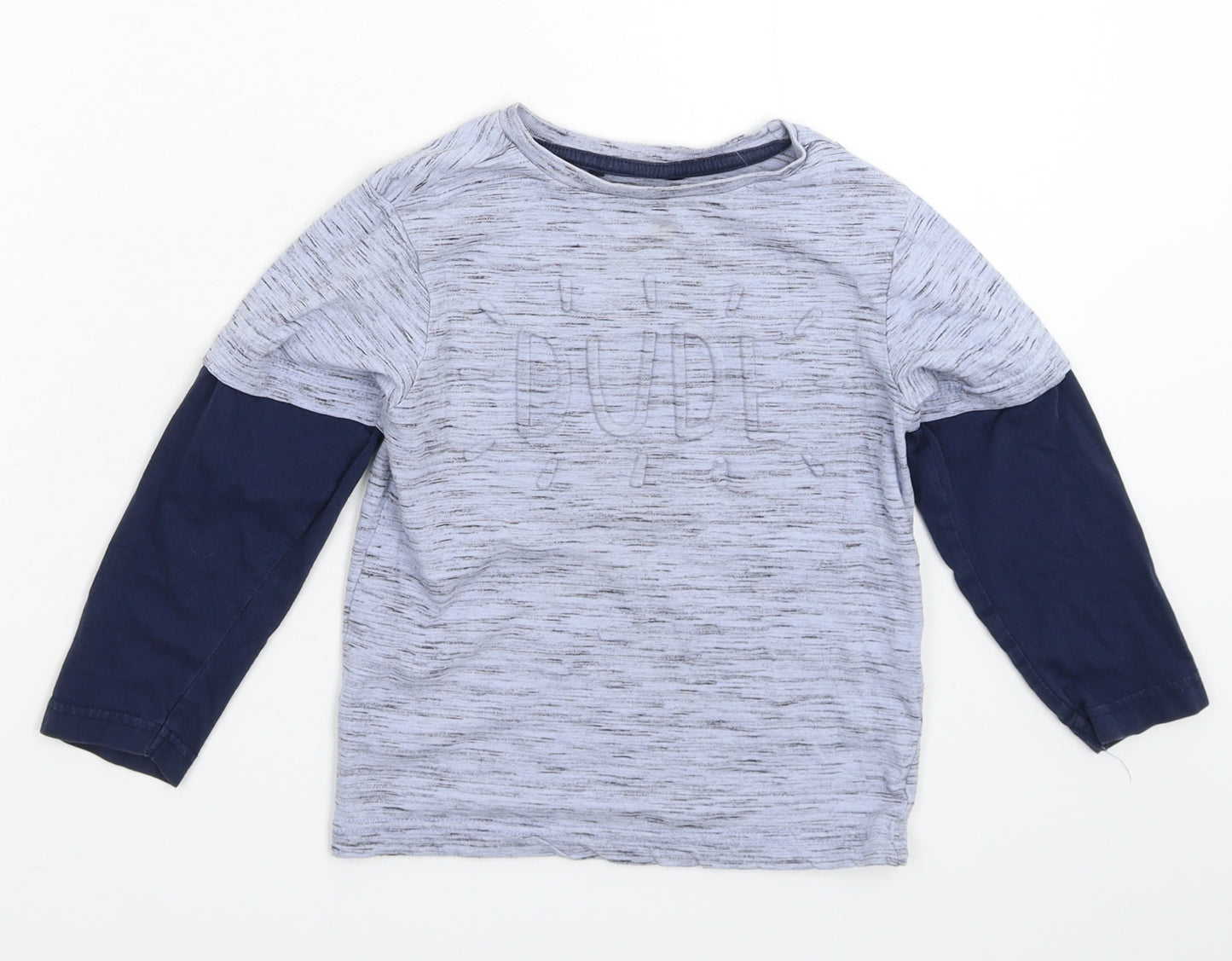 George Girls Blue   Basic T-Shirt Size 2-3 Years