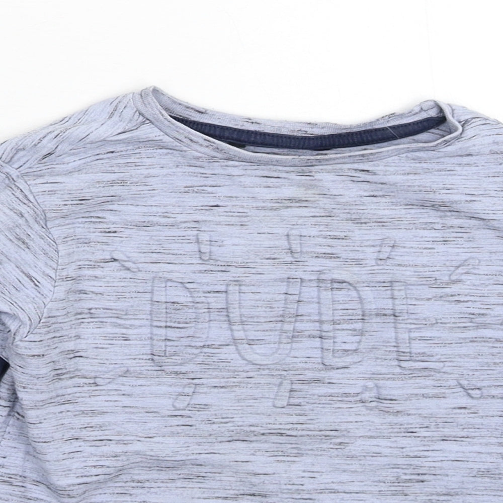 George Girls Blue   Basic T-Shirt Size 2-3 Years