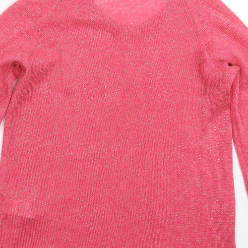 Atmosphere Womens Pink  Knit Pullover Jumper Size 6