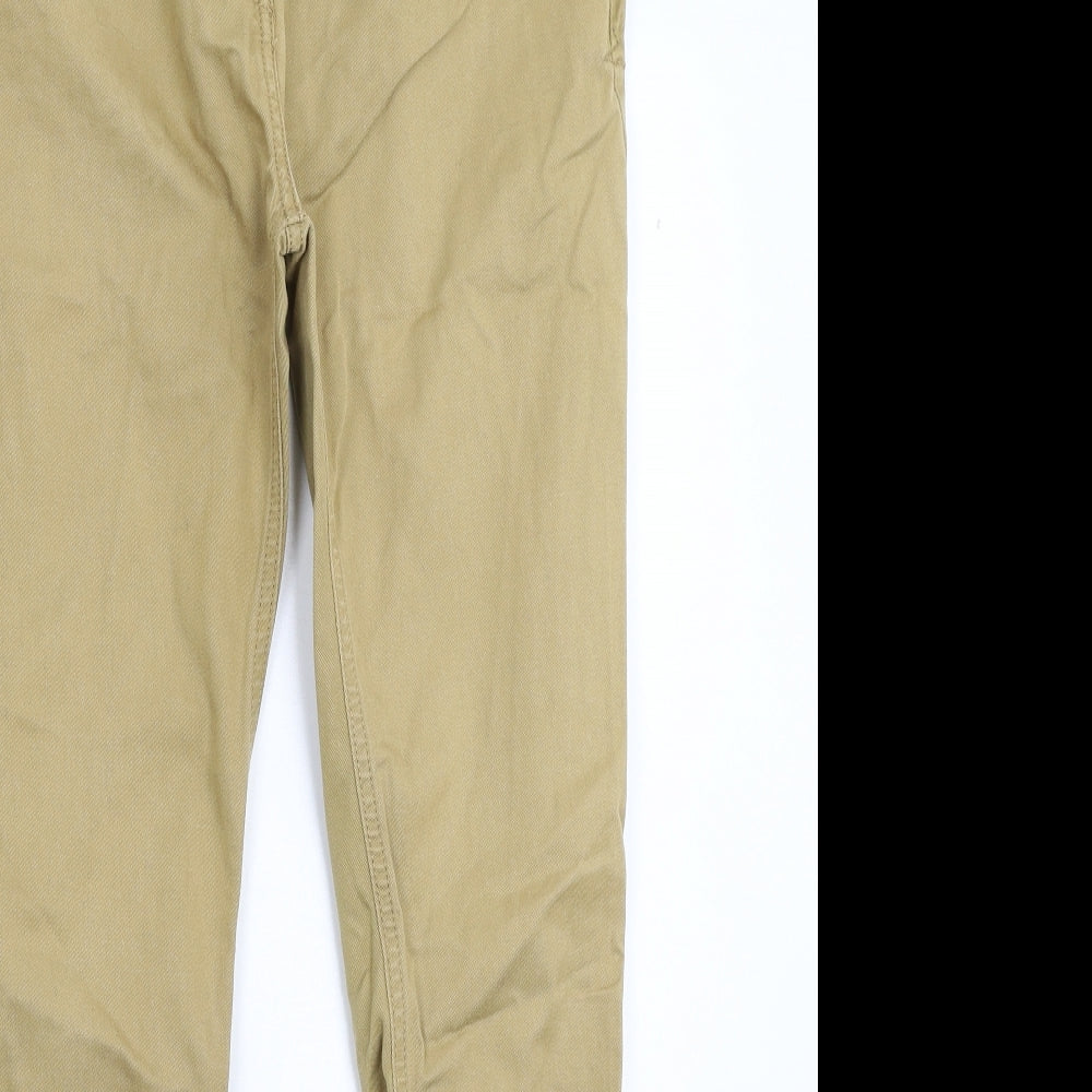 Falmer Womens Beige  Denim Straight Jeans Size 10 L29 in