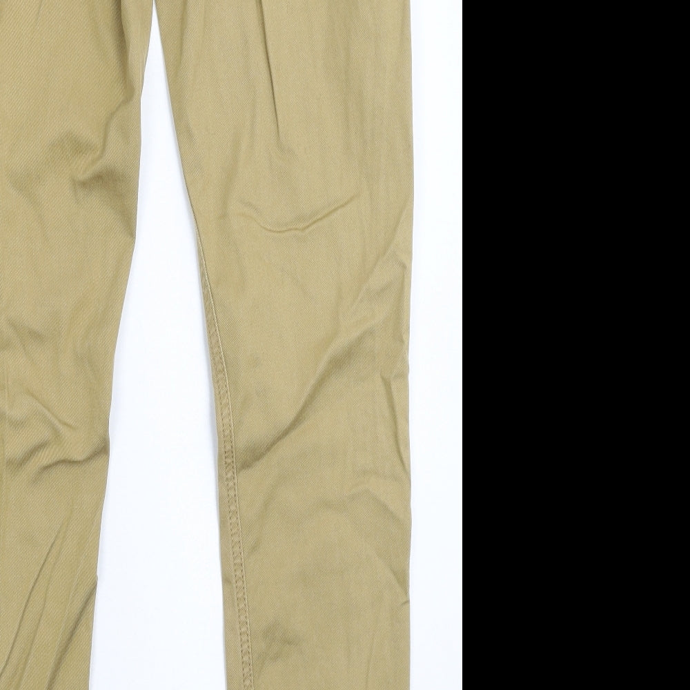 Falmer Womens Beige  Denim Straight Jeans Size 10 L29 in