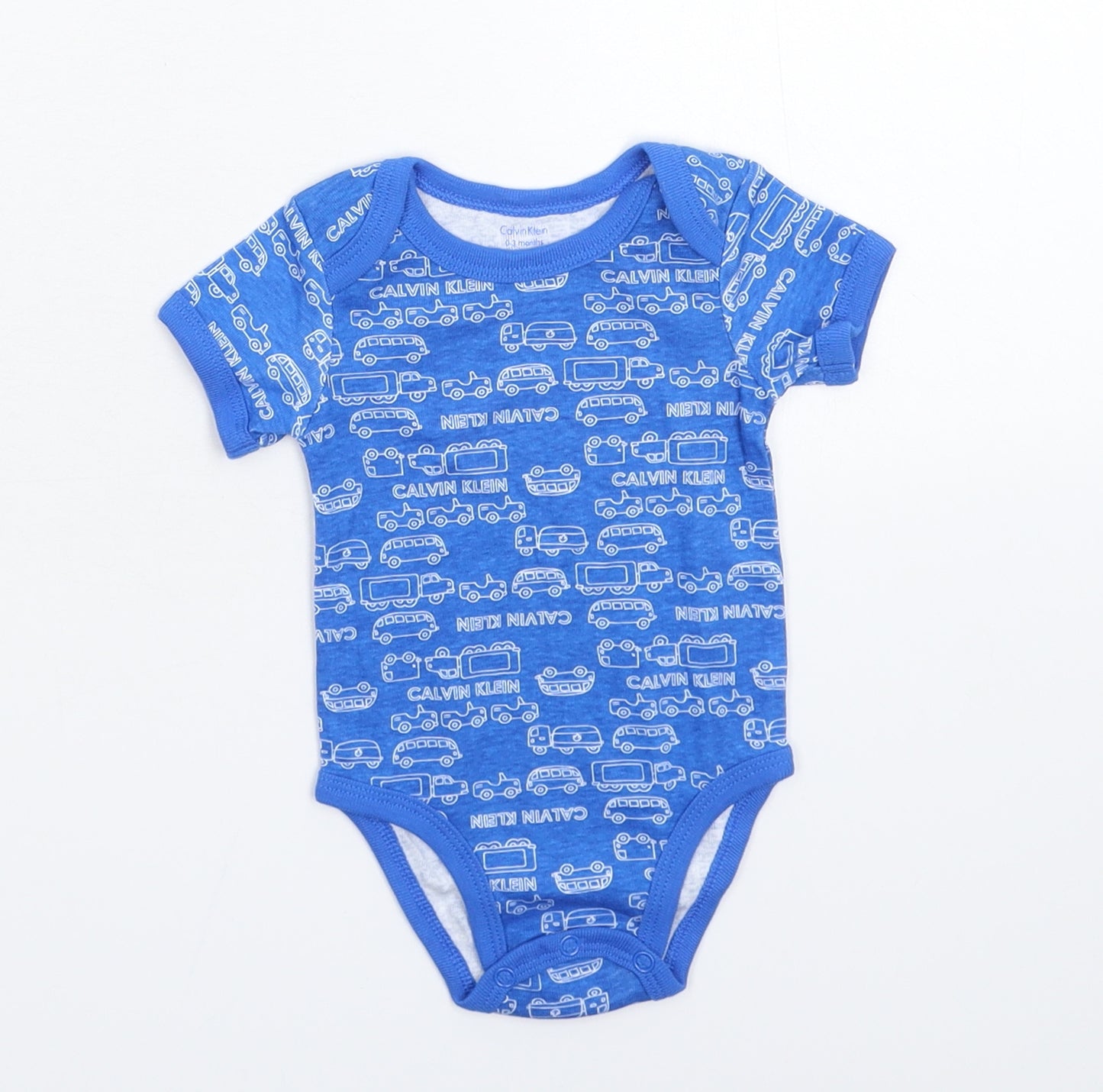 Calvin Klein Baby Blue   Babygrow One-Piece Size 0-3 Months