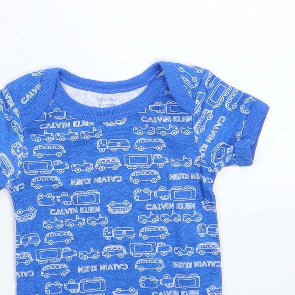 Calvin Klein Baby Blue   Babygrow One-Piece Size 0-3 Months