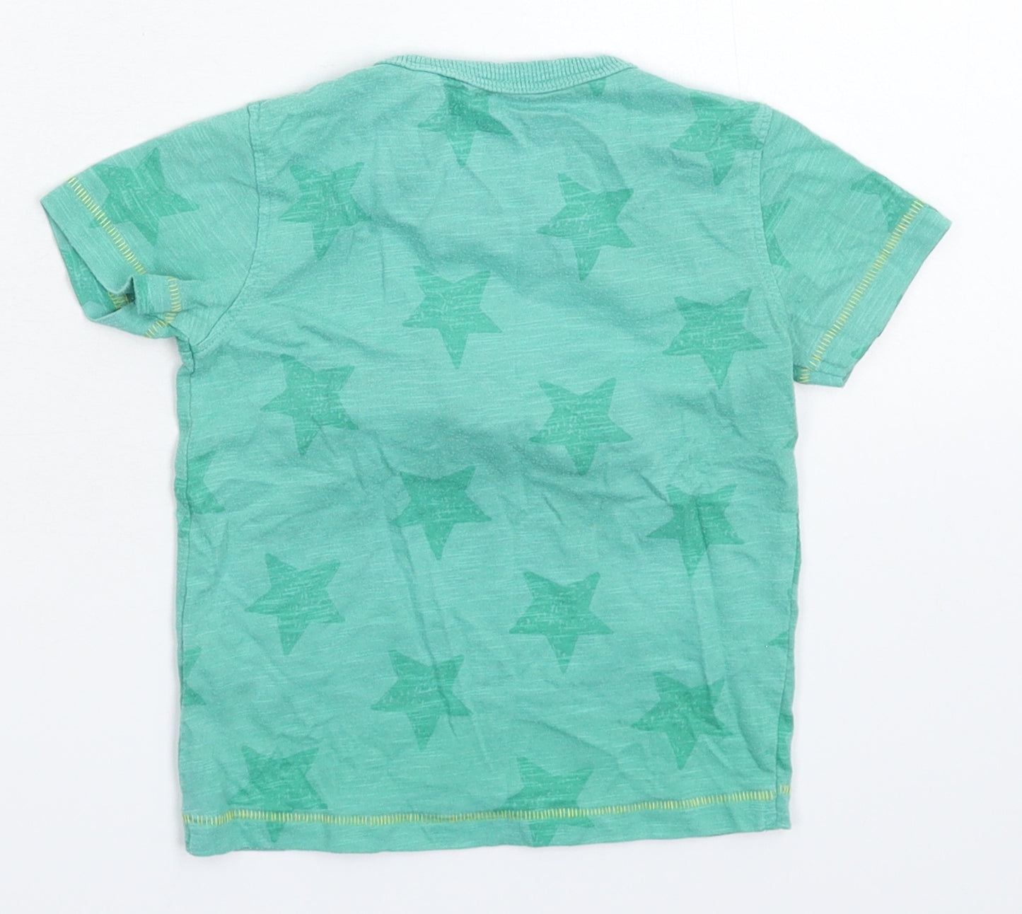 NEXT Baby Green Geometric  Basic T-Shirt Size 9-12 Months