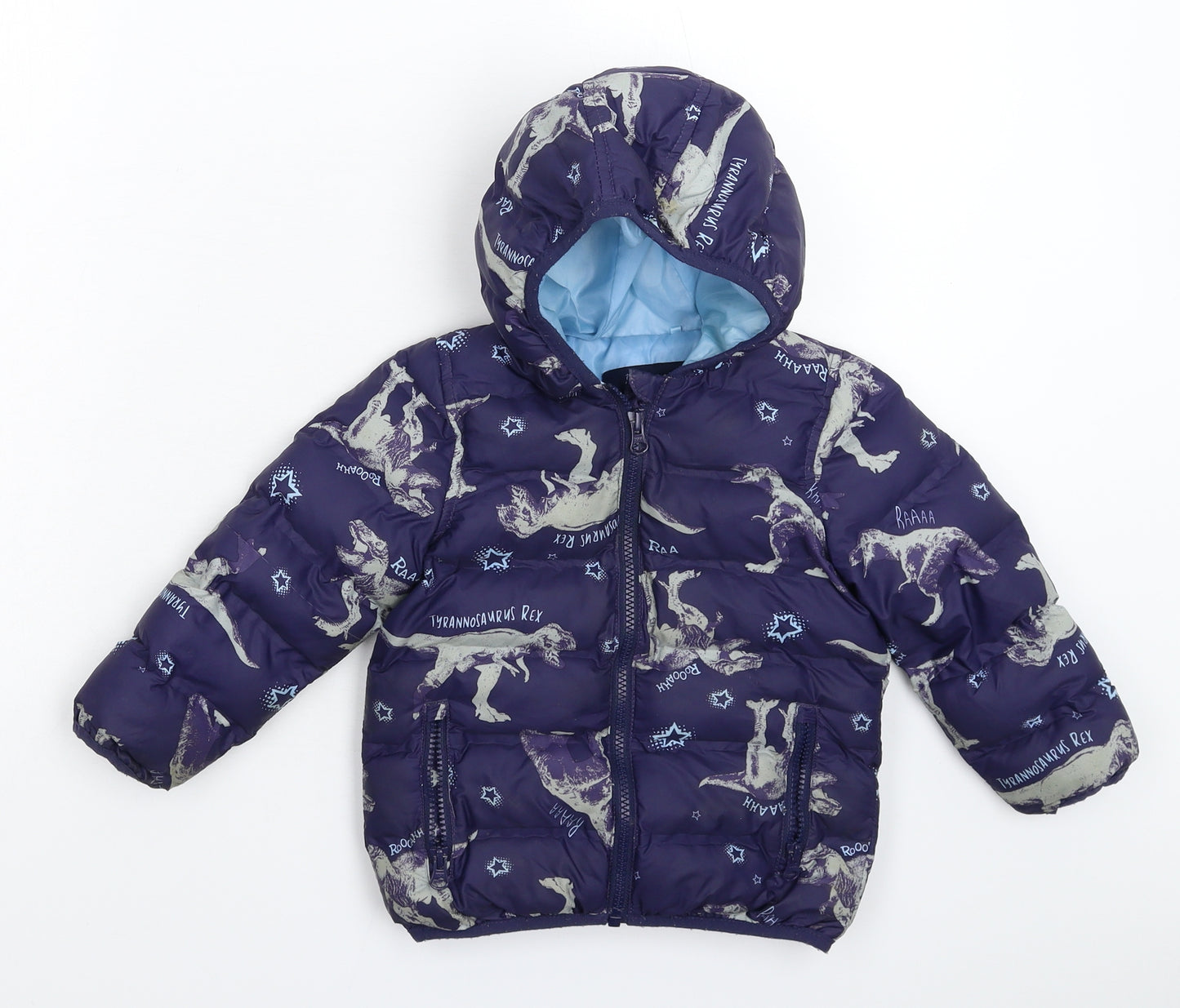 Nutmeg Boys Blue   Puffer Jacket Jacket Size 2-3 Years