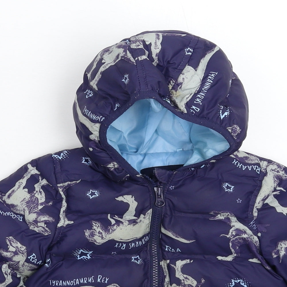 Nutmeg Boys Blue   Puffer Jacket Jacket Size 2-3 Years