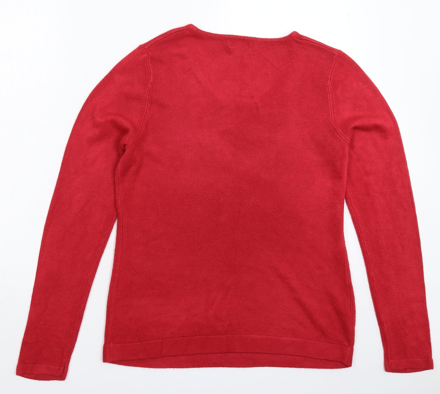 Papaya Womens Pink  Knit Pullover Jumper Size 14