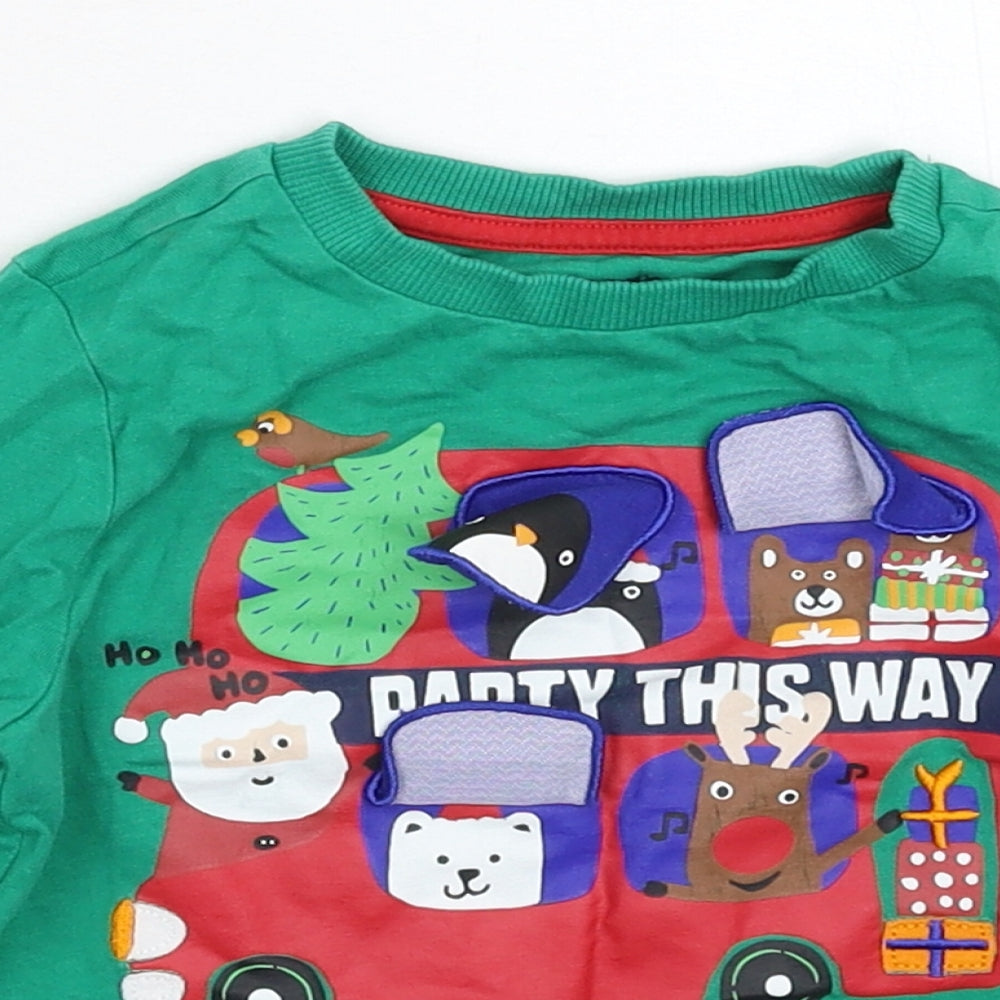 F&F Baby Green   Basic T-Shirt Size 18-24 Months