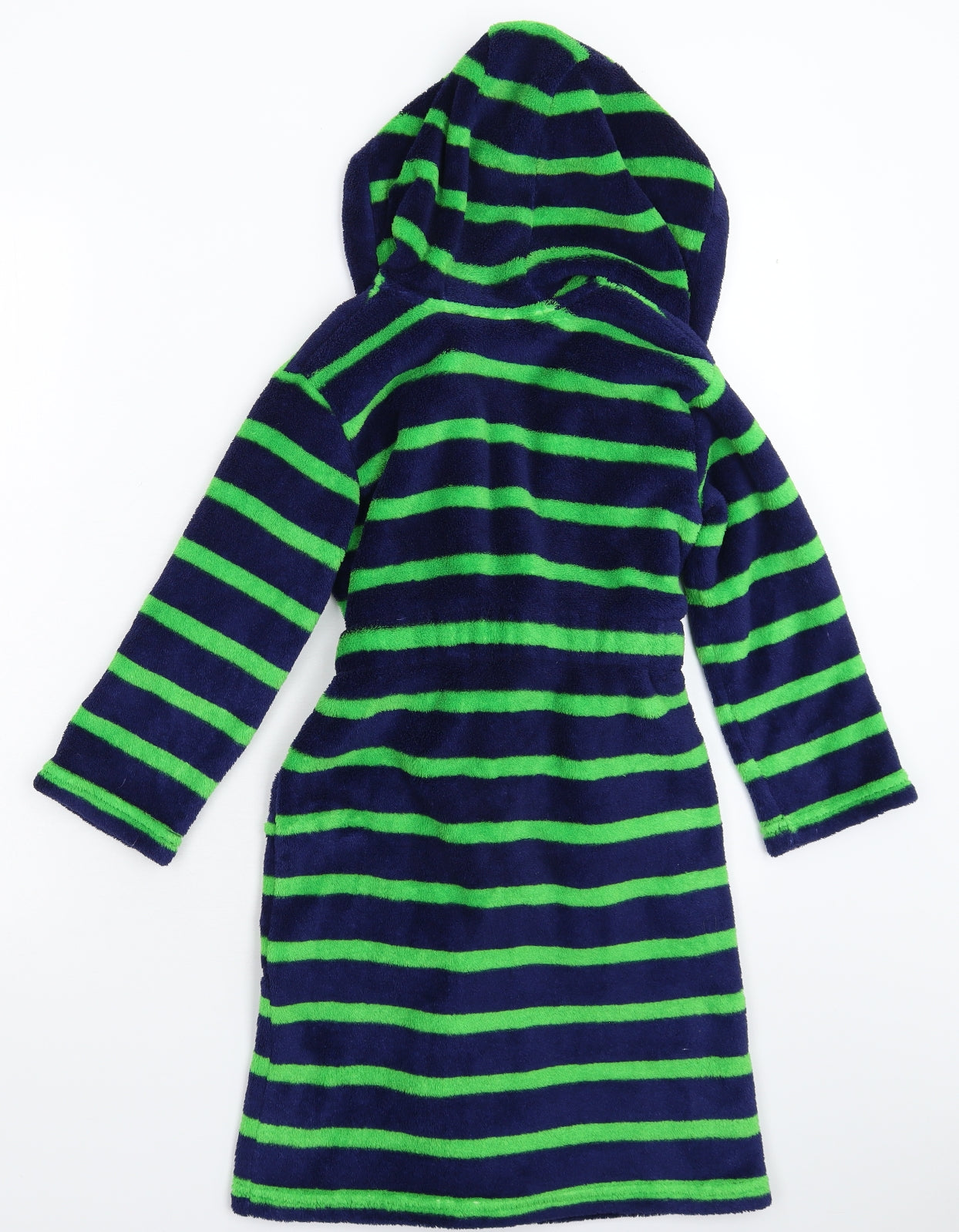 Tesco Boys Multicoloured Striped Fleece  Robe Size 5 Years