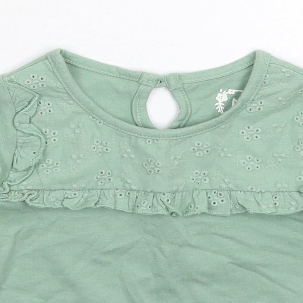 Primark Baby Green   Basic T-Shirt Size 6-9 Months