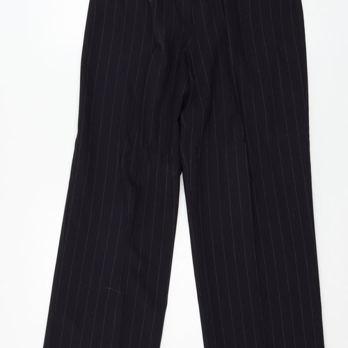 De Keyser Womens Blue Striped  Trousers  Size 12 L28 in