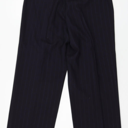 De Keyser Womens Blue Striped  Trousers  Size 12 L28 in
