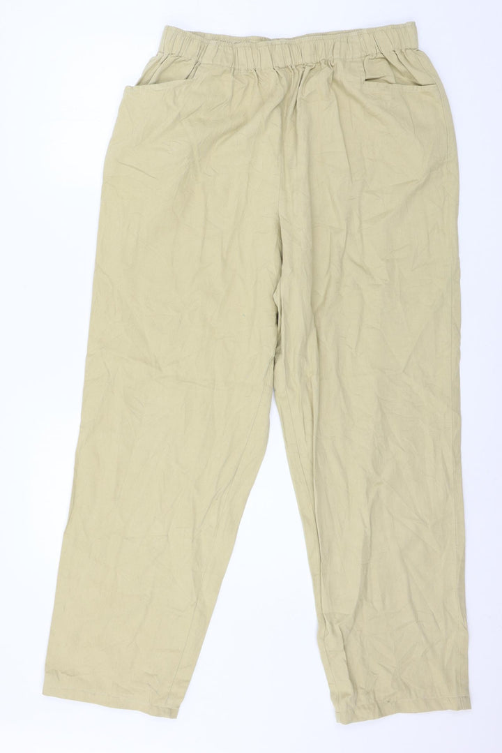 Harmony Womens Beige   Trousers  Size XL L29 in
