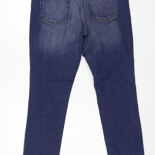 Gap Womens Blue  Denim Straight Jeans Size 34 in L28 in