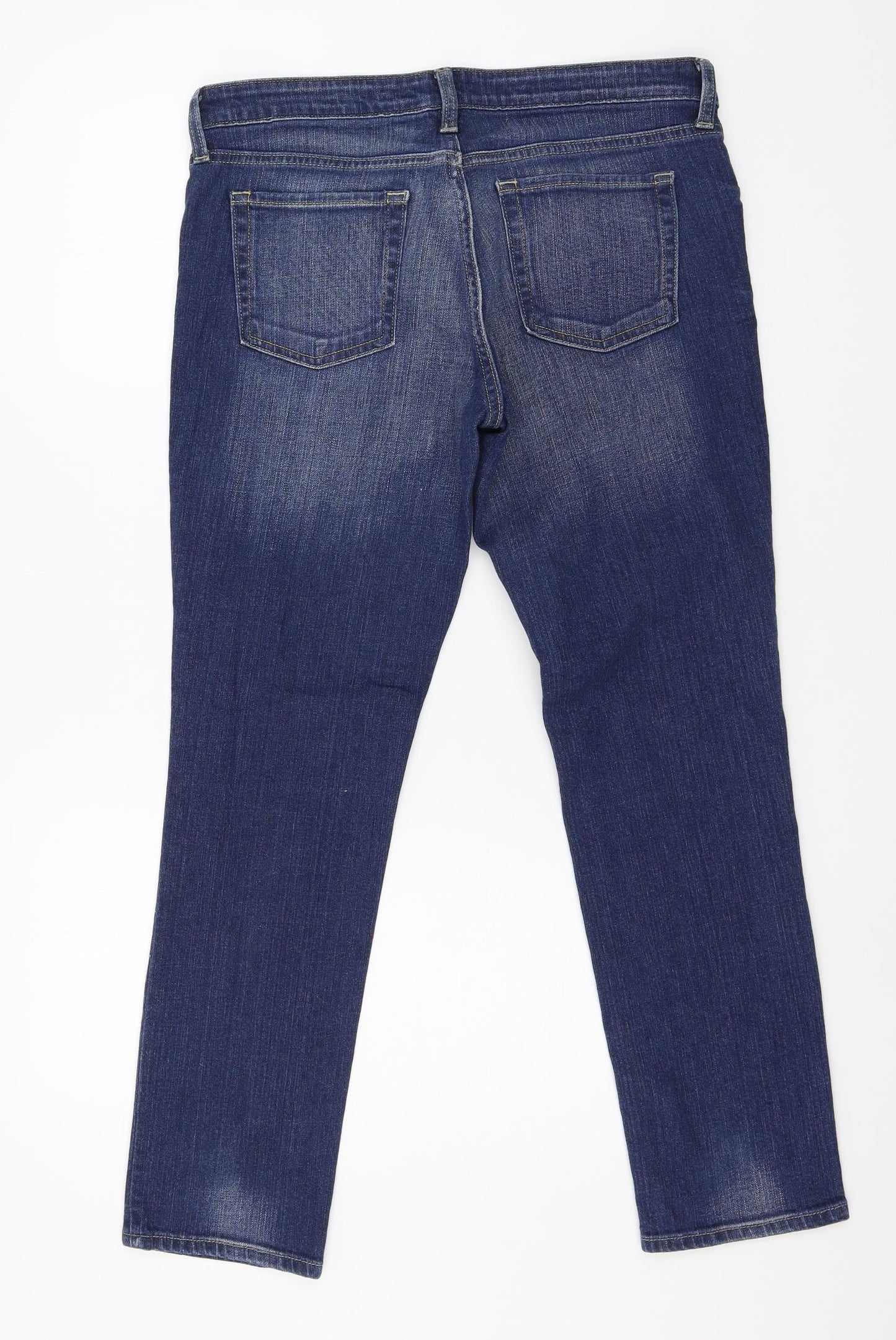 Gap Womens Blue  Denim Straight Jeans Size 34 in L28 in