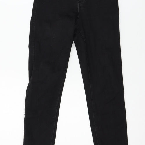 Denim & Co. Womens Black  Denim Skinny Jeans Size 6 L25 in