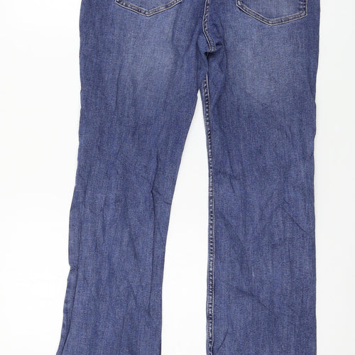 NEXT Womens Blue  Denim Straight Jeans Size 12 L30 in