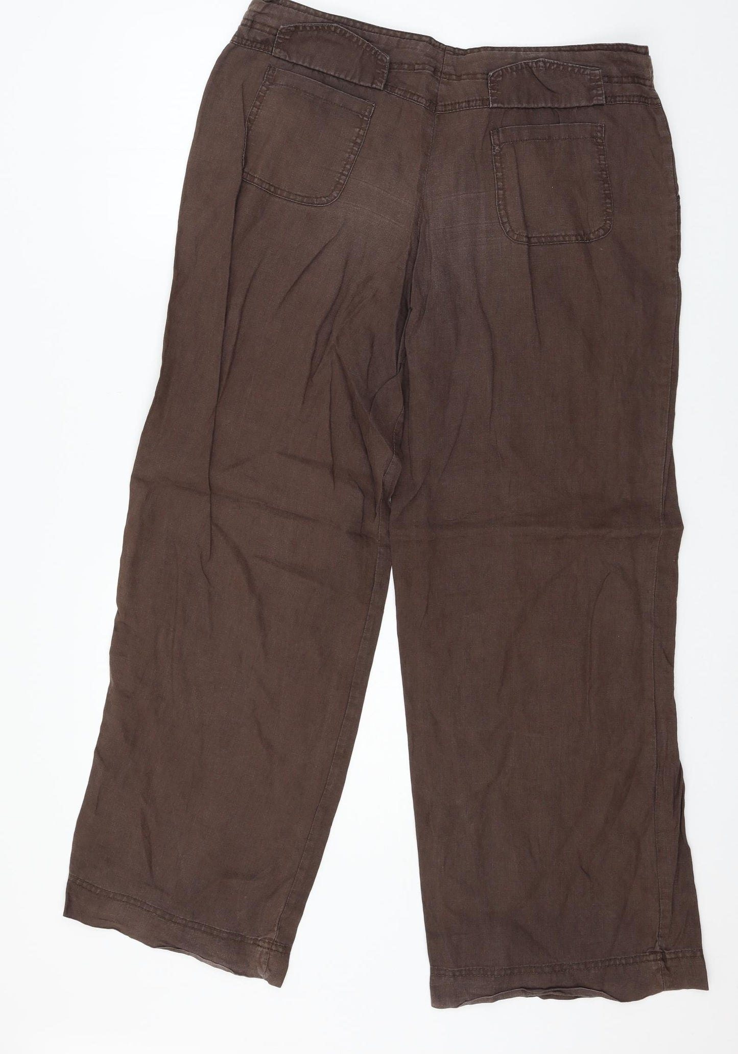 Atmosphere Womens Brown   Trousers  Size 14 L29 in