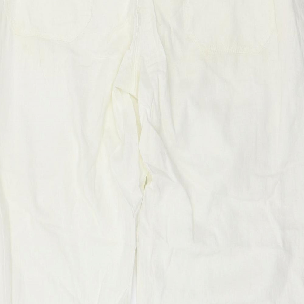 NEXT Womens White   Trousers  Size 18 L30 in