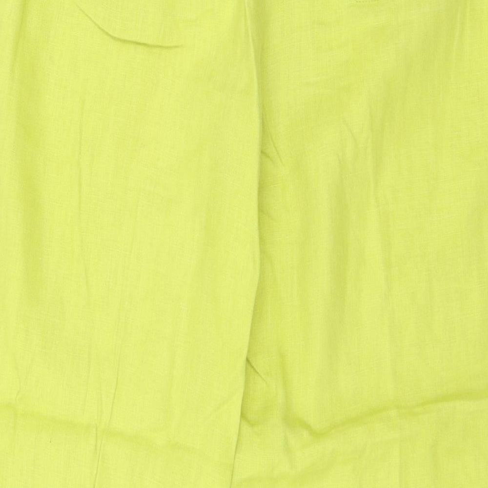 Per Una Womens Green   Trousers  Size 12 L27 in