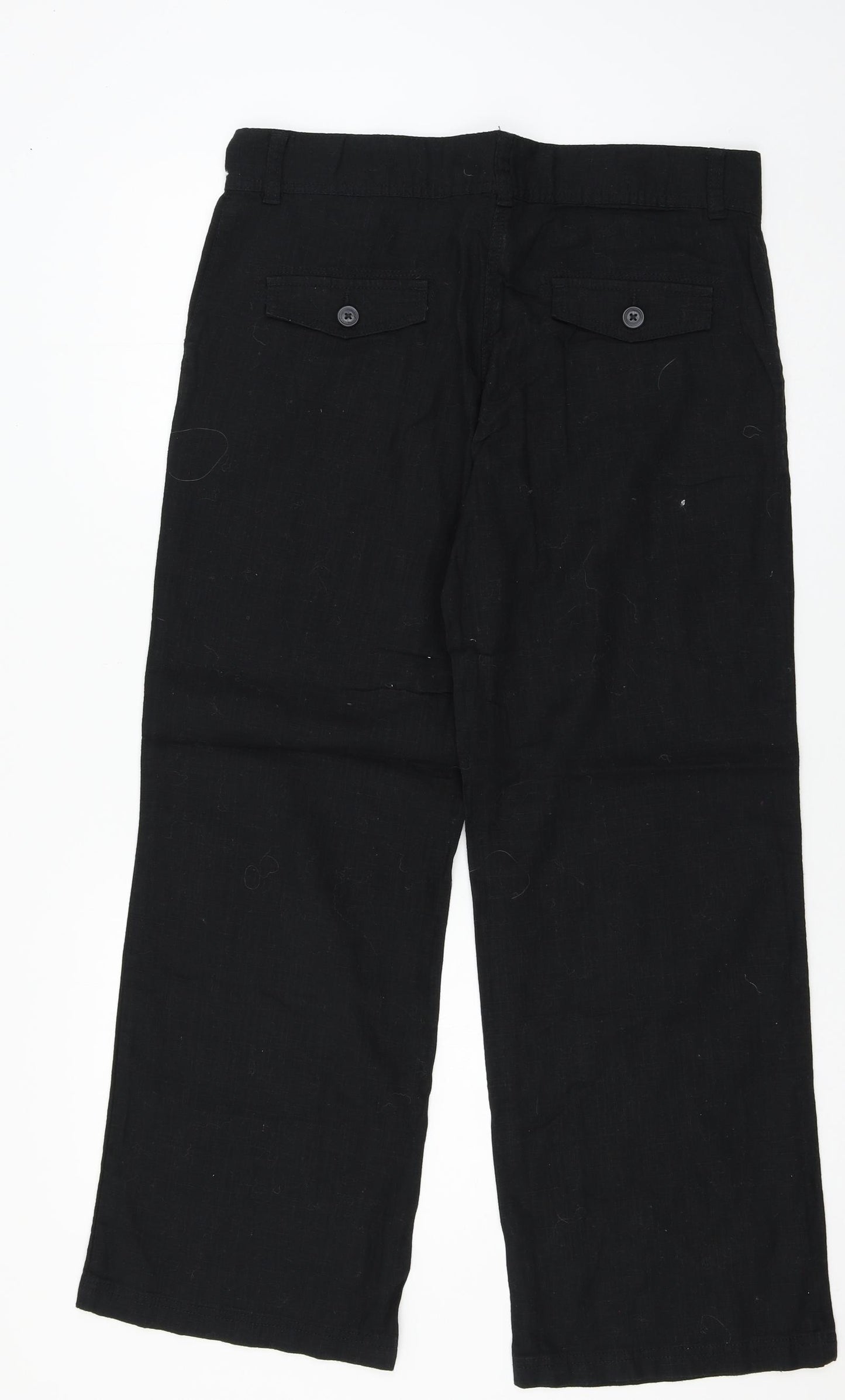 NEXT Womens Black   Trousers  Size 12 L29 in