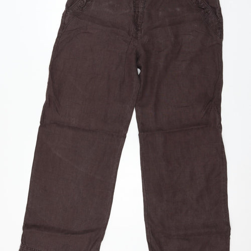 George Womens Brown   Trousers  Size 14 L30 in
