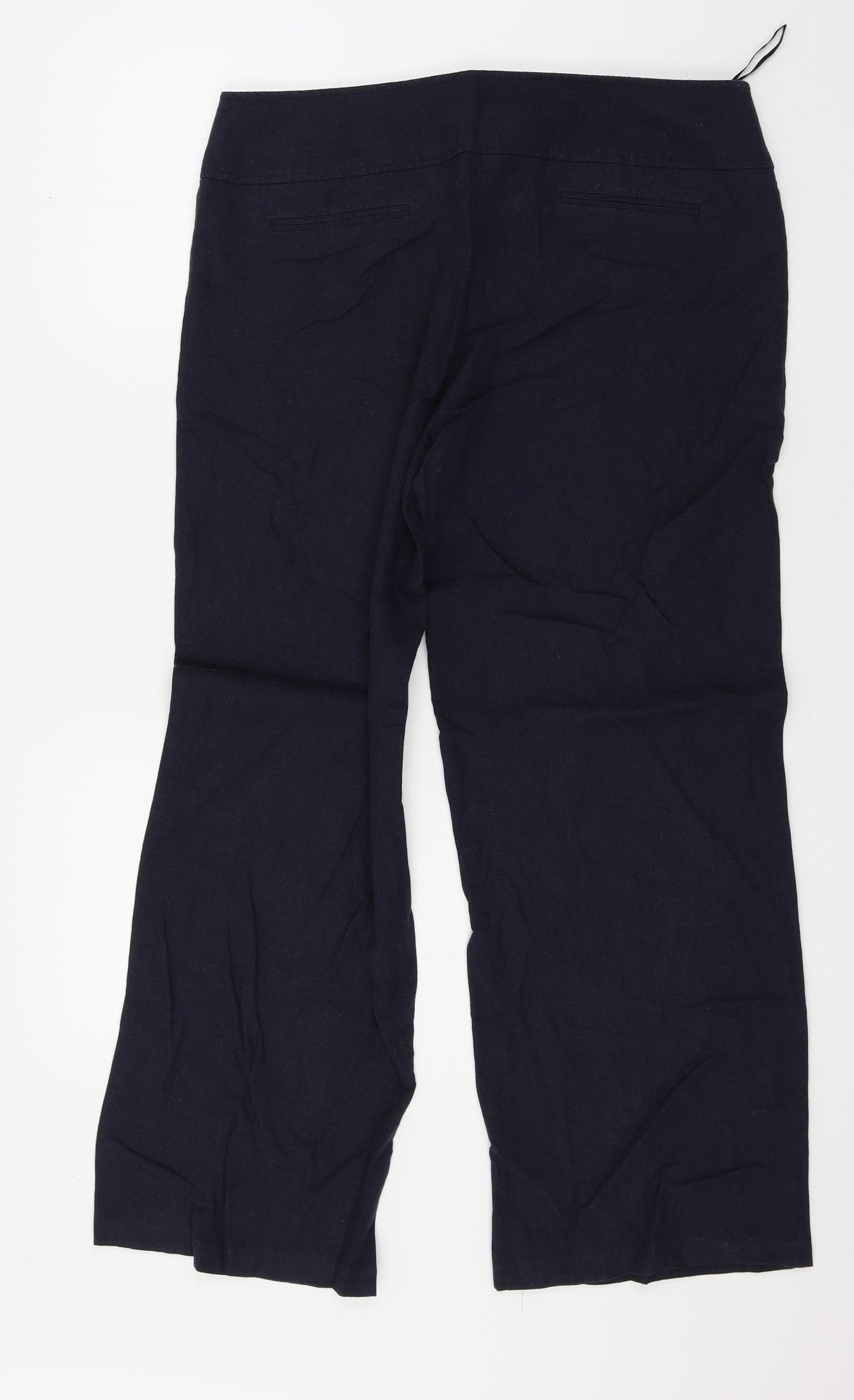 Debenhams Womens Blue   Trousers  Size 14 L27 in