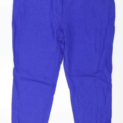 Preworn Womens Blue   Trousers  Size 38 in L26 in