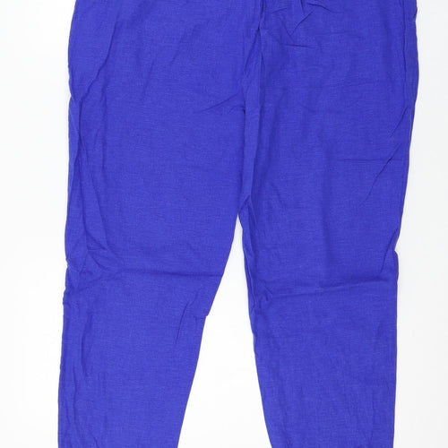 Preworn Womens Blue   Trousers  Size 38 in L26 in