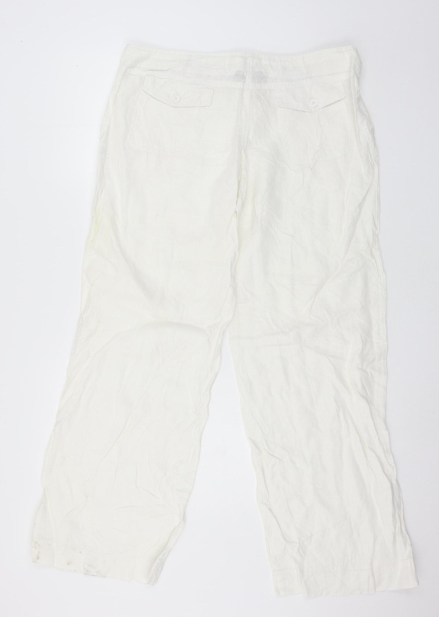 Atmosphere Womens White   Trousers  Size 14 L30 in