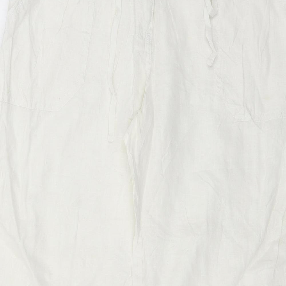 Atmosphere Womens White   Trousers  Size 14 L30 in