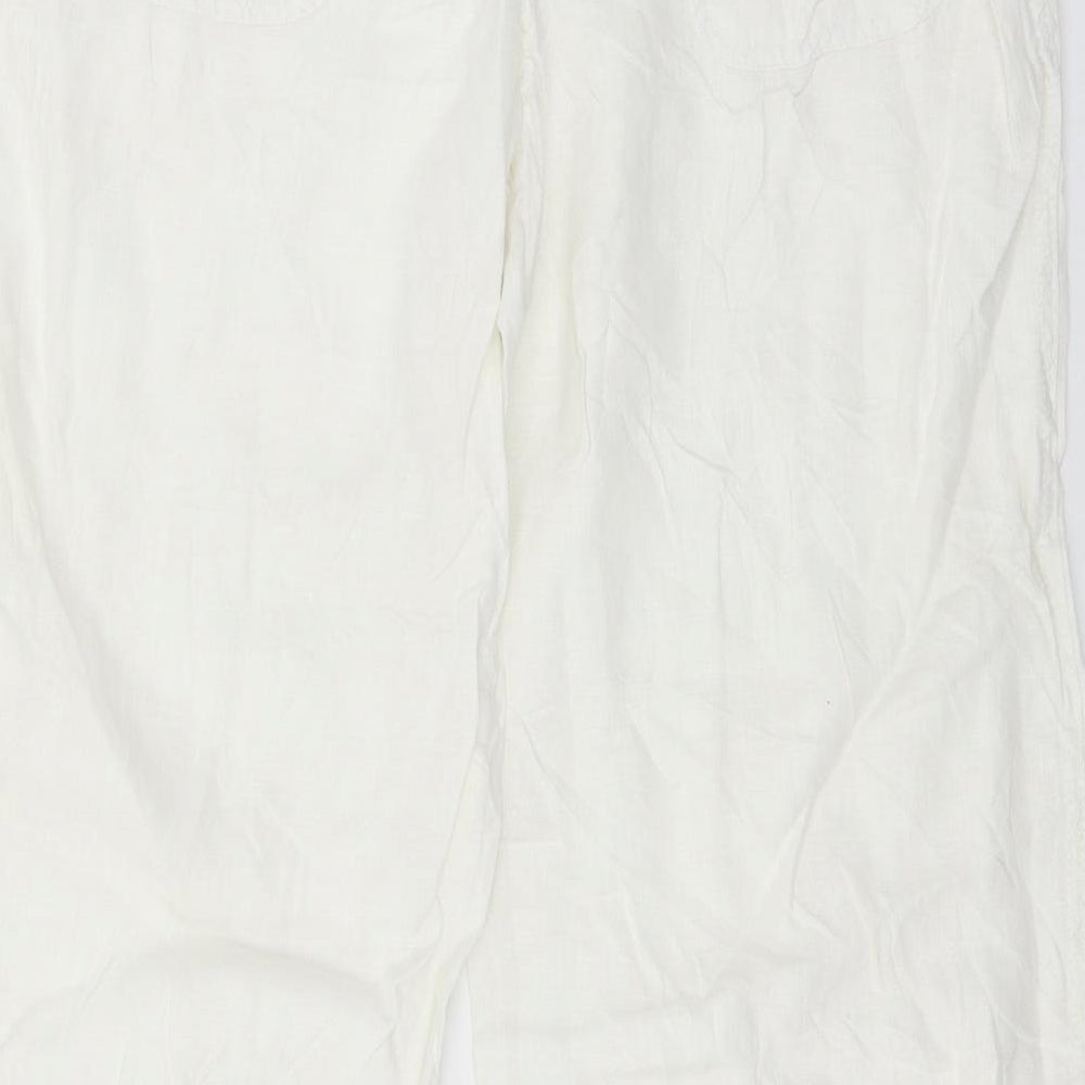 Atmosphere Womens White   Trousers  Size 14 L30 in