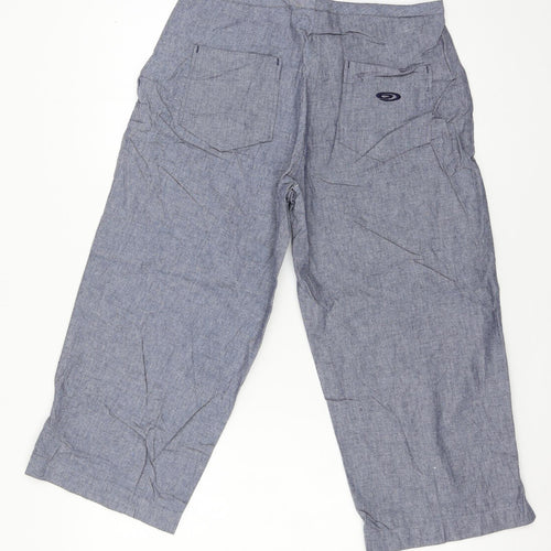 Seriously Women Womens Blue   Cropped Trousers Size 30 in L21 in