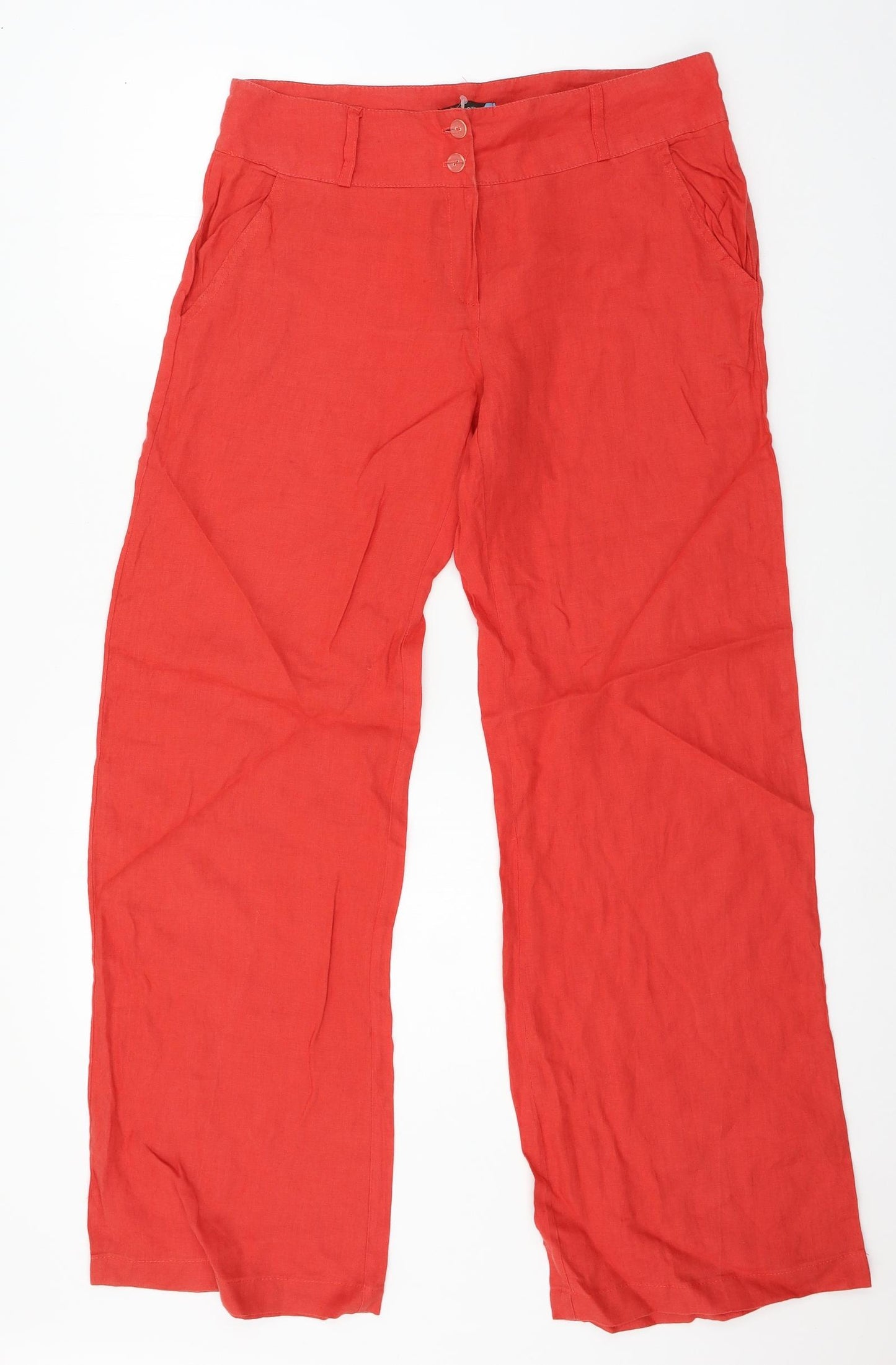 Jo Thirty Womens Red   Trousers  Size 12 L30 in