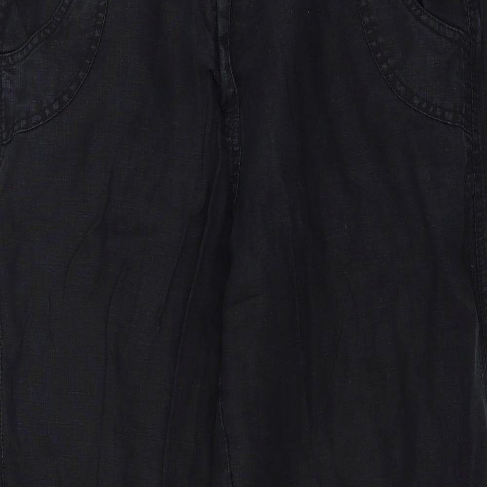 George Womens Black   Trousers  Size 14 L27 in