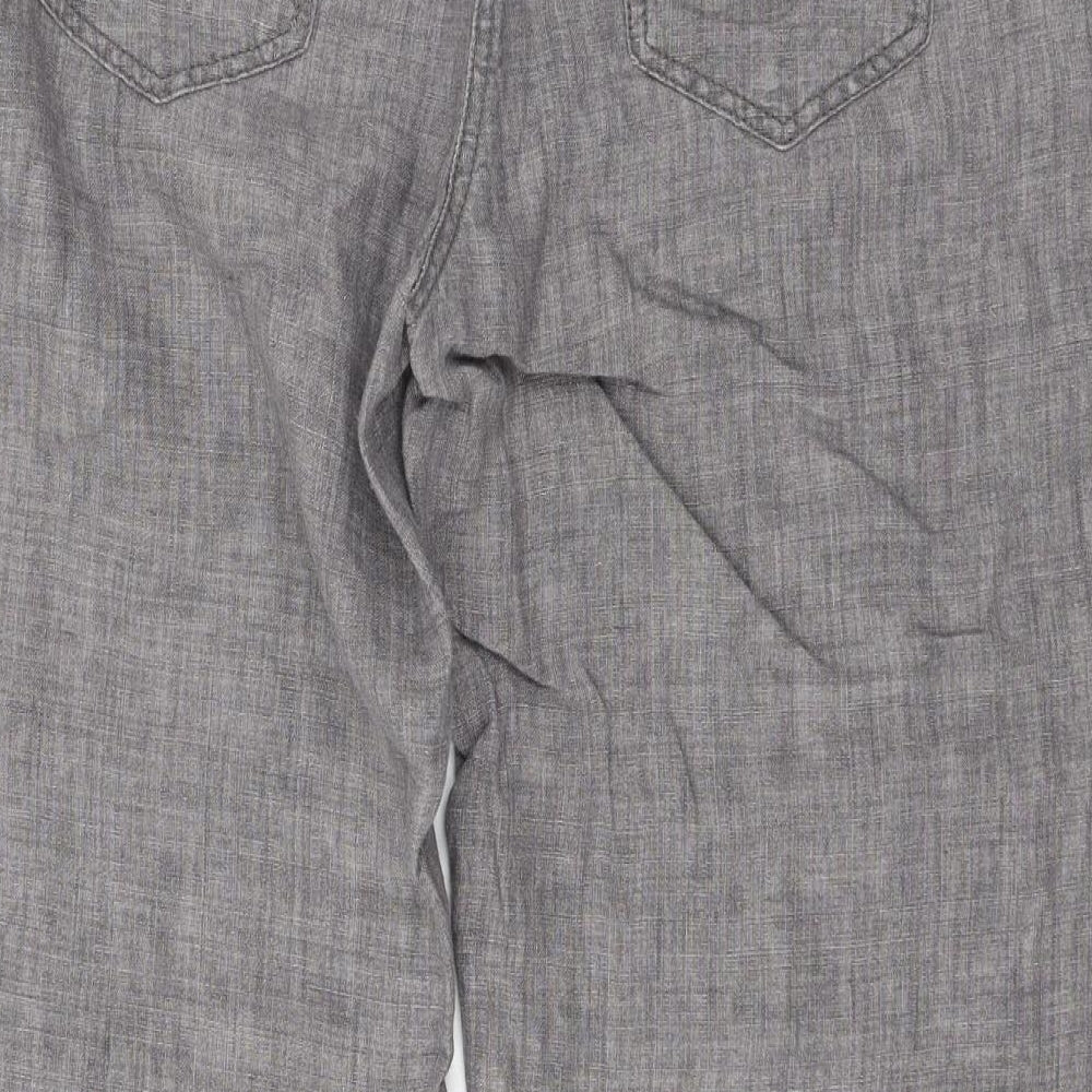 George Womens Grey   Trousers  Size 14 L29 in