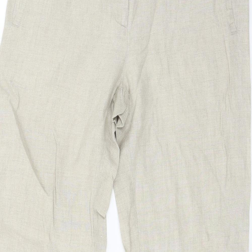 KEW Womens Ivory   Trousers  Size 10 L27 in