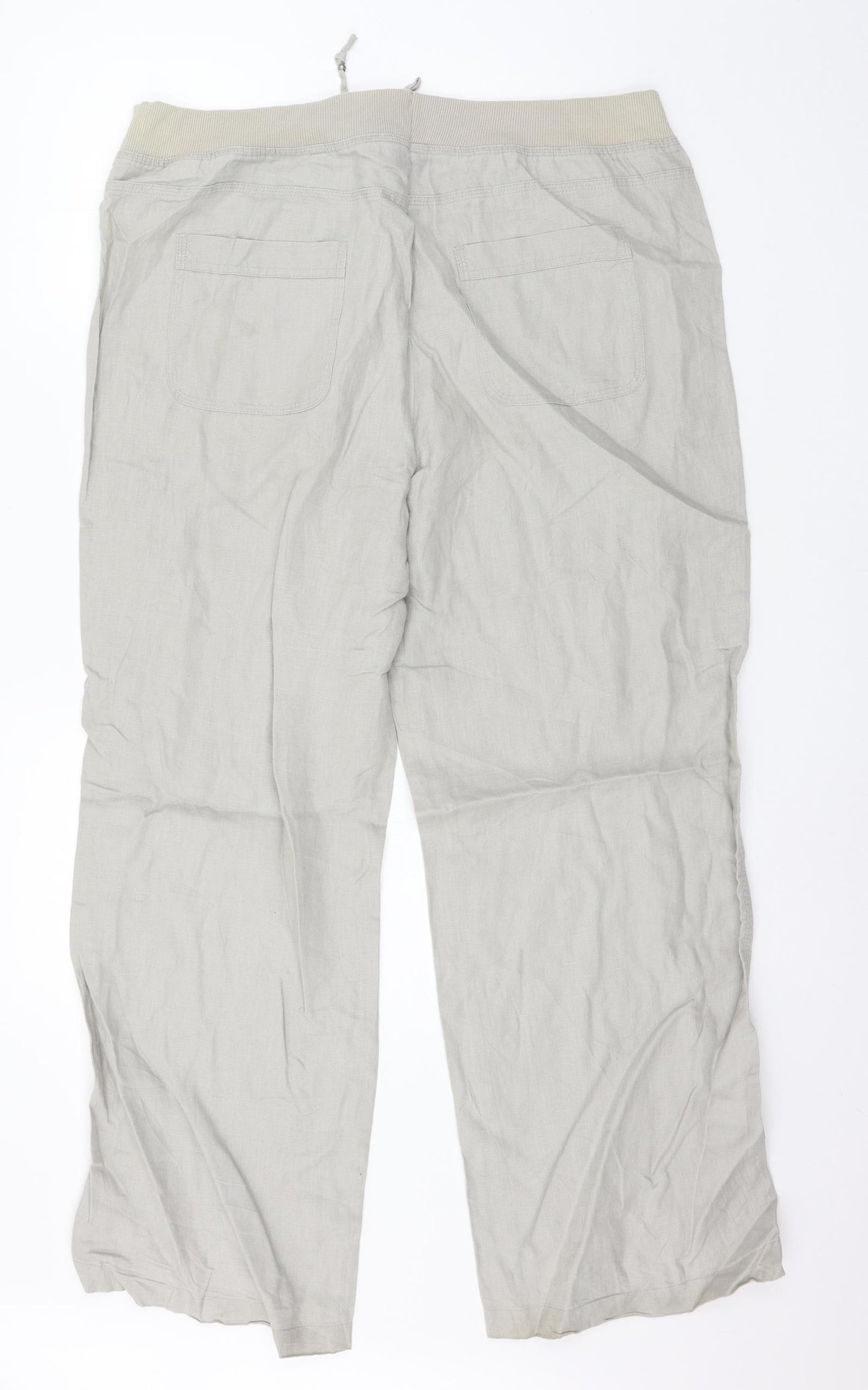 Marks and Spencer Womens Grey   Trousers  Size 16 L29 in