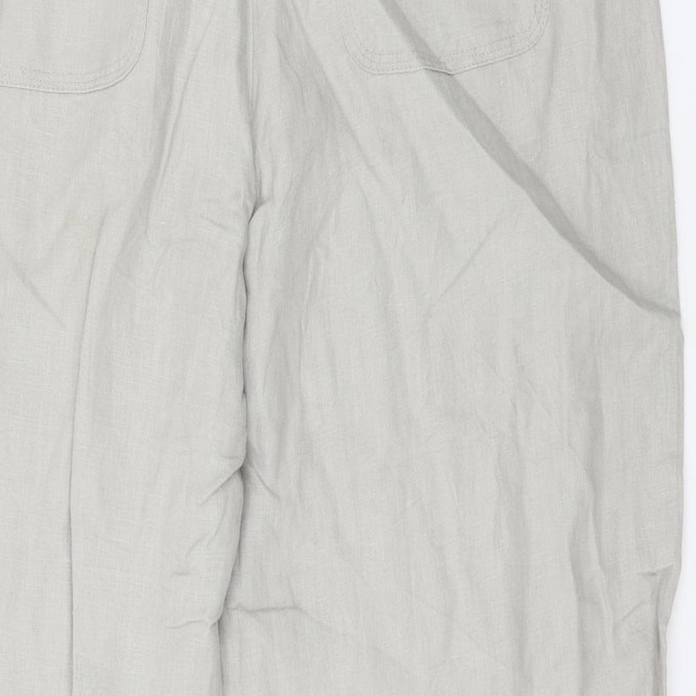 Marks and Spencer Womens Grey   Trousers  Size 16 L29 in