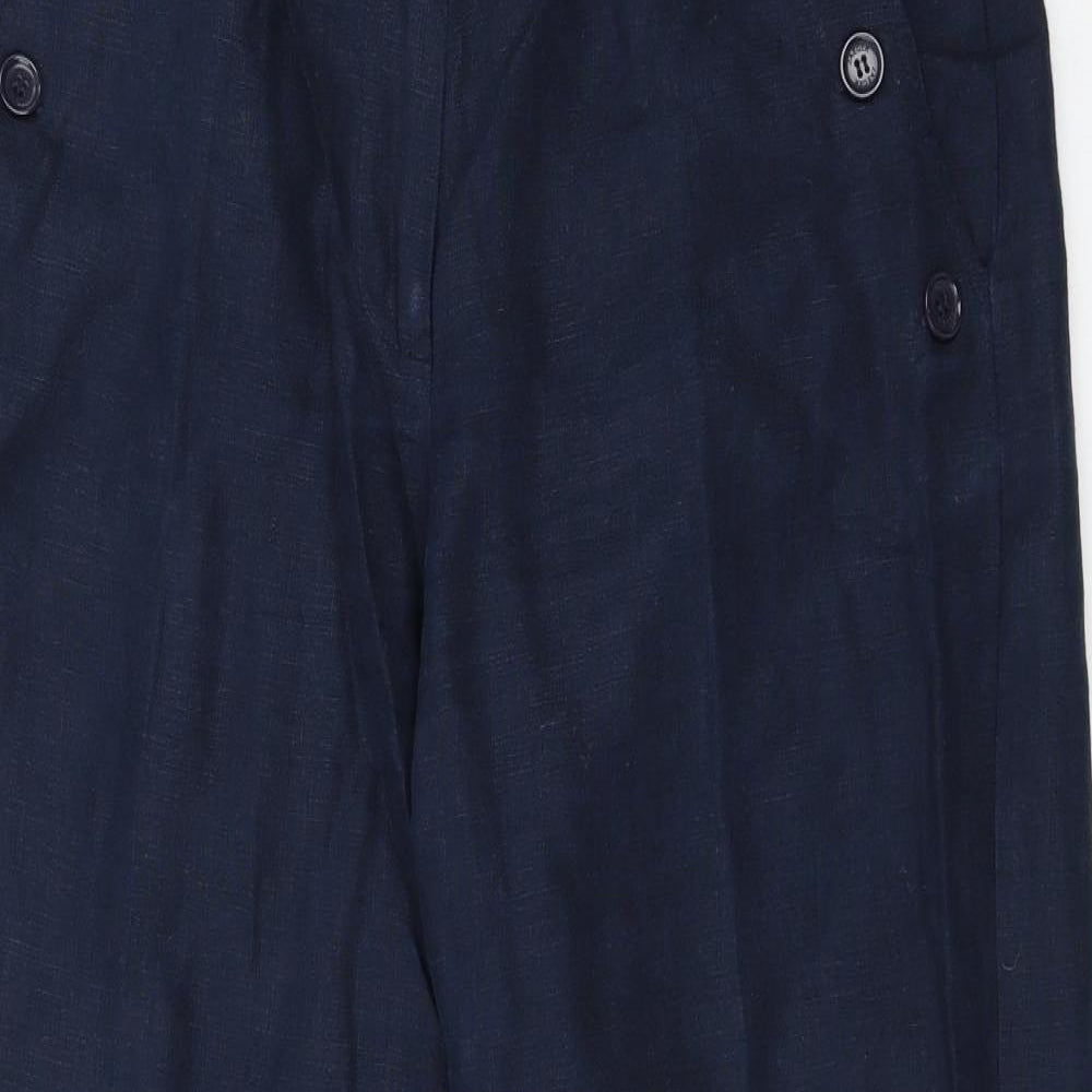 Jaeger Womens Blue   Trousers  Size 10 L26 in