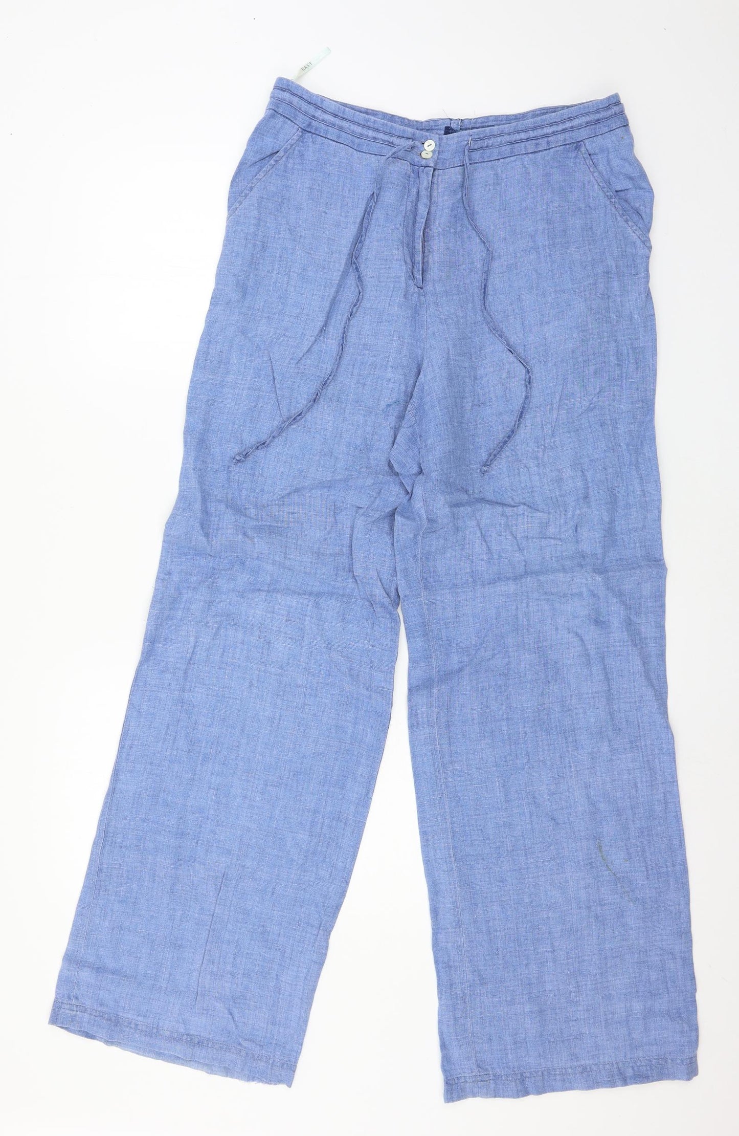 EAST Womens Blue   Trousers  Size 32 in L30 in