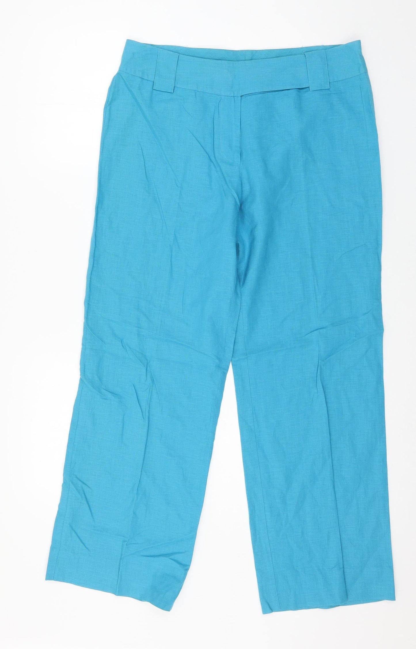 Canvas Womens Blue   Trousers  Size 12 L28 in